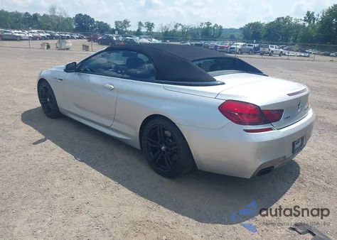 2013 BMW 650I xDrive z USA, uszkodzony, nr VIN WBAYP1C53DDX00568